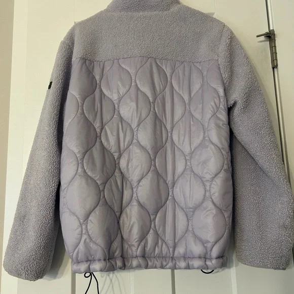 Koolaburra by Ugg Lavender mixed media Sherpa Jacket size L - Picture 7 of 9